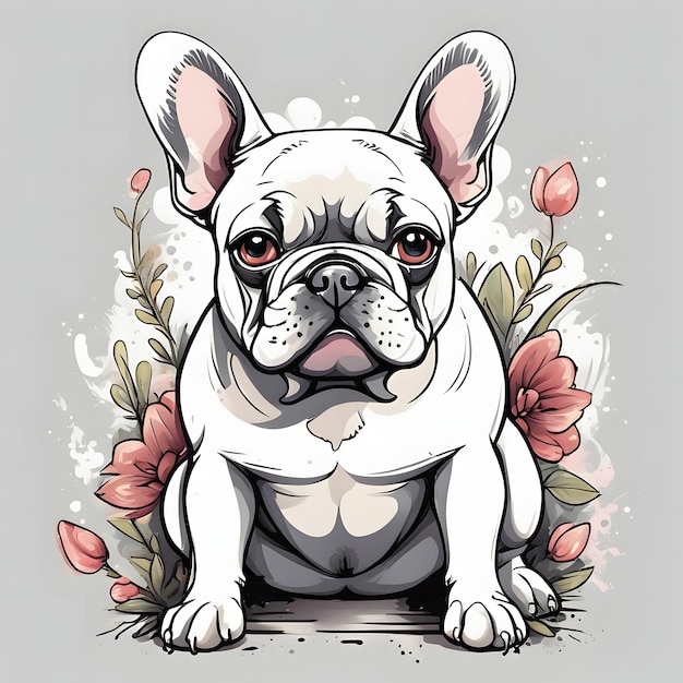 Foto bulldog francés clipart