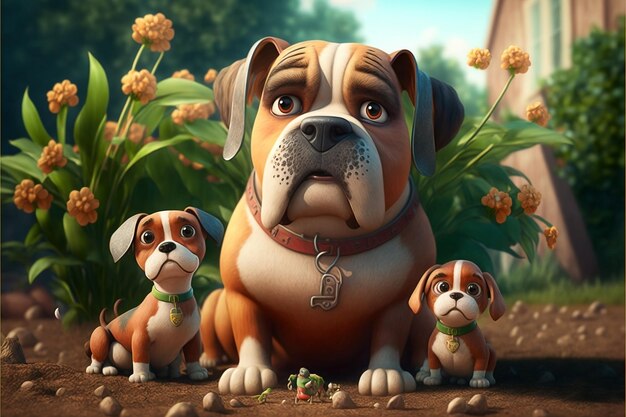 El bulldog y la rana fondos de pantalla