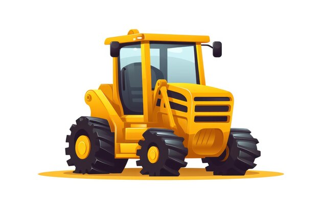 Bulldozer-Symbol auf weißem Hintergrund ar 32 v 52 Arbeitsplatz-ID 40028771b6d945e8983ee8f3a88aa5bb