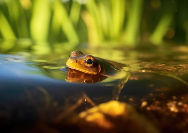 Bullfrog es un término para referirse a grandes ranas agresivas