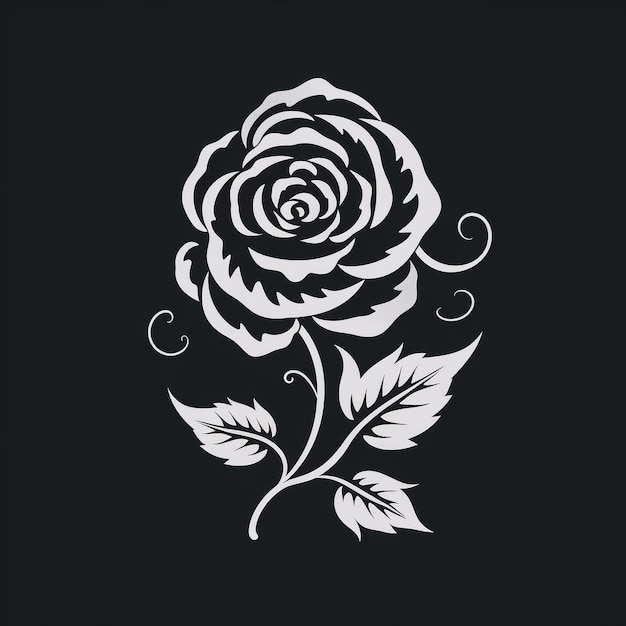 Bunch desenhado à mão com flores de rosa e pequenas gipsófilas isoladas em fundo branco Desenho a lápis monocromático composição floral elegante em estilo vintage desenho de tatuagem de camiseta