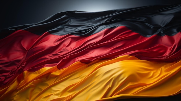 Foto bundesflagge deutschland die bundesflagge ist schwarz, rot und gold.