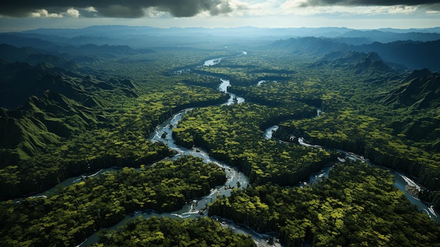 Bundesstaaten des Amazonas, Flüsse, HD-Hintergrundbild