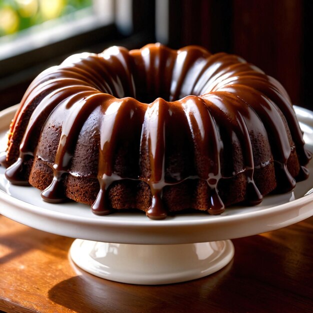 Foto bundt cake tradicional popular bolo de sobremesa doce