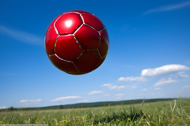 Übung auf dem Fußballplatz Generative KI