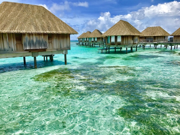 Bungalows auf den Malediven