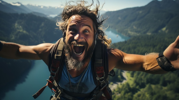 Foto bungee jumping na nova zelândia