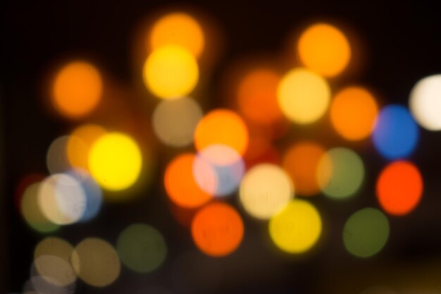 Bunt von Bokeh-Hintergrundbeleuchtung