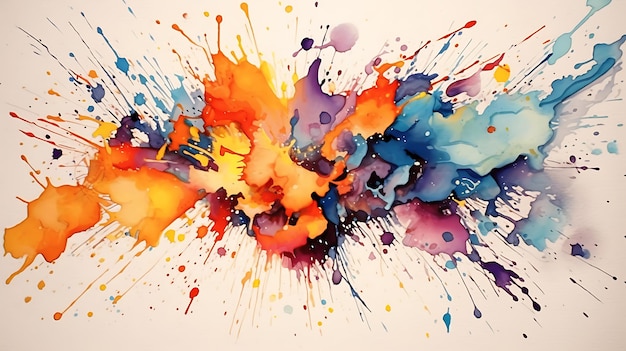 Bunte Aquarell Hintergrund