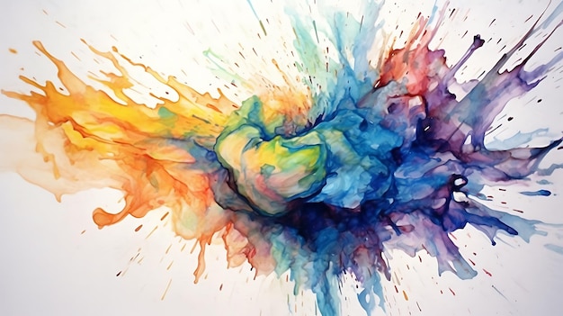 Bunte Aquarell Hintergrund