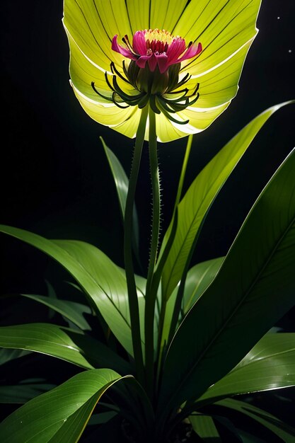 Foto bunte blumen tapete hintergrund abstrakte kunst schönes illustrationsdesign