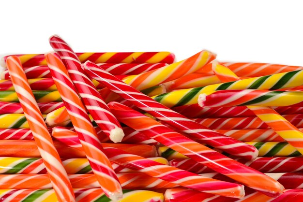 Bunte Bonbons Hintergrund Lollipop Draufsicht