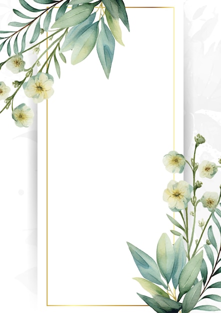 bunte bunte Blumenblume elegante Hochzeitsinladung Aquarell