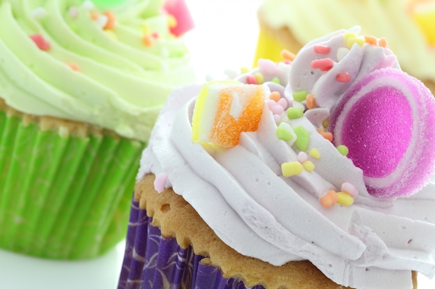 Bunte Cupcakes