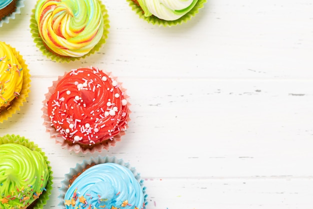Bunte Cupcakes