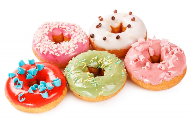 Bunte Donuts