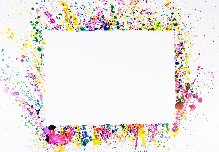 Foto bunte farbspritzer als hintergrund