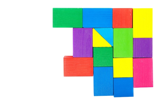 Bunte geometrische Figuren für Kinder.Hintergrund