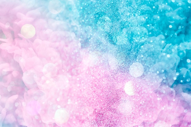 Bunte glitzernde Bokeh-Hintergrundillustration