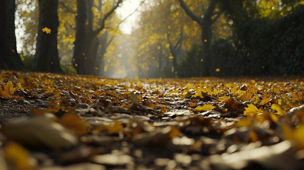 bunte Herbstblätter