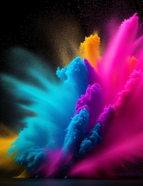 Bunte Holi Hintergrund