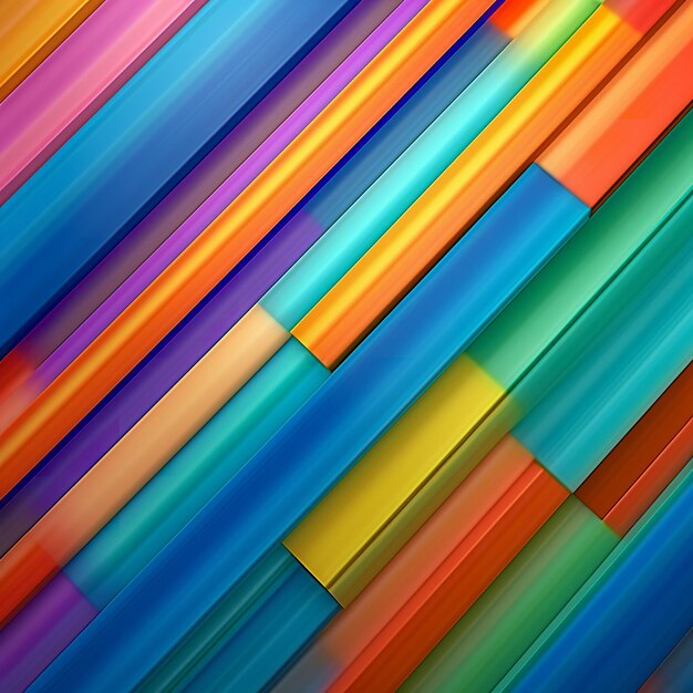 Bunte Illustration von geraden Linien und Formen im abstrakten Stil Textur oder Hintergrund