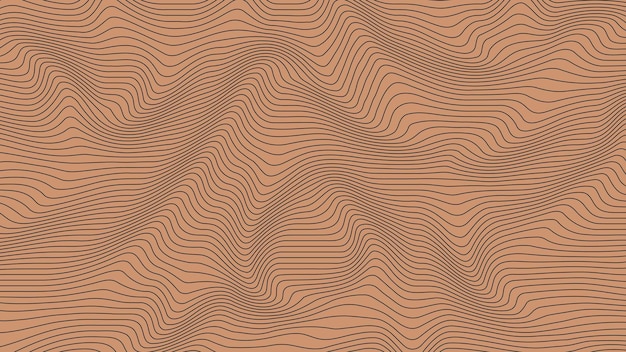 Bunte kurvige geometrische Linien Wellenmuster Textur auf buntem Hintergrund