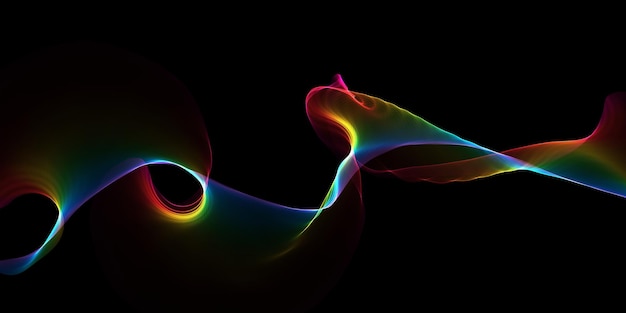 Bunte Linie ande Welle Hintergrund Banner Flyer Wallpaper Vorlage