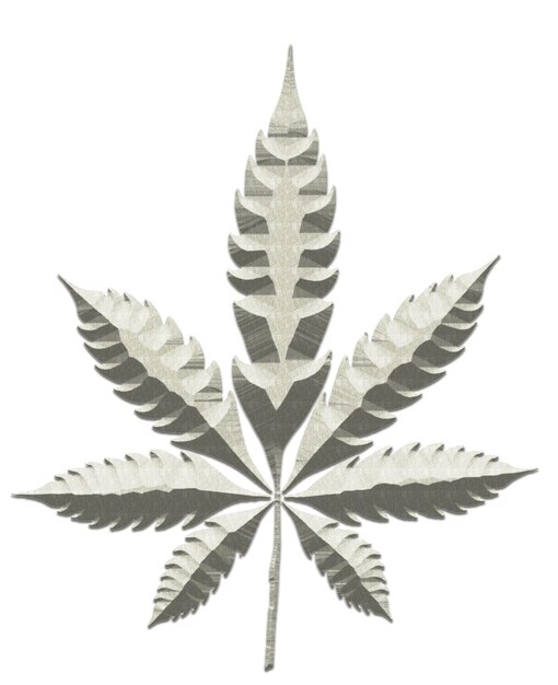 Bunte Logo-Illustrationen von Leaf Cannabis für Ihre Arbeit