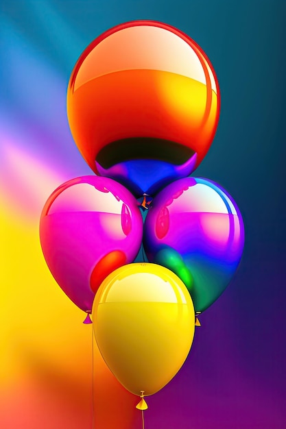 Bunte Luftballons