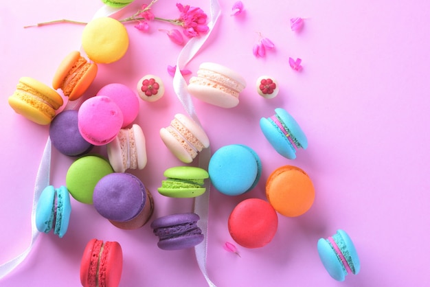 Bunte Macarons