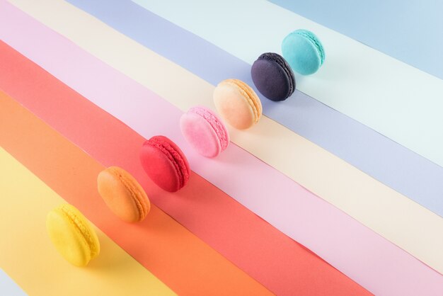 Bunte Macarons