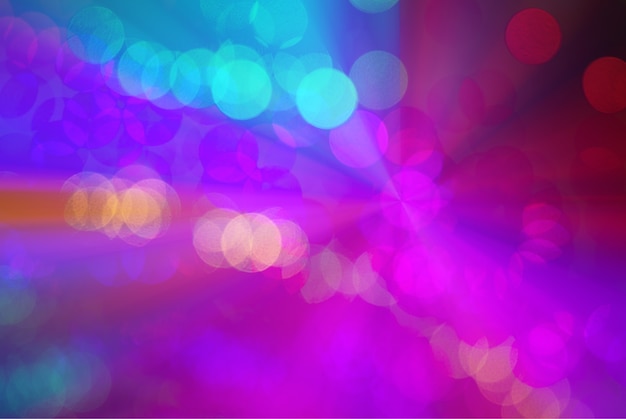 Bunte Neon Explosion Bokeh abstrakten Hintergrund