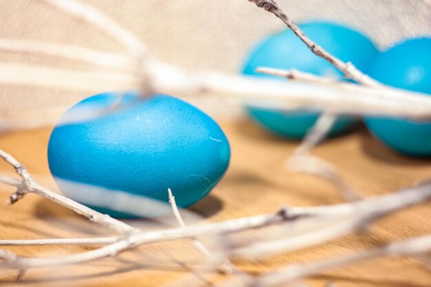 Bunte Ostereier-Hintergrund Frohe Ostern