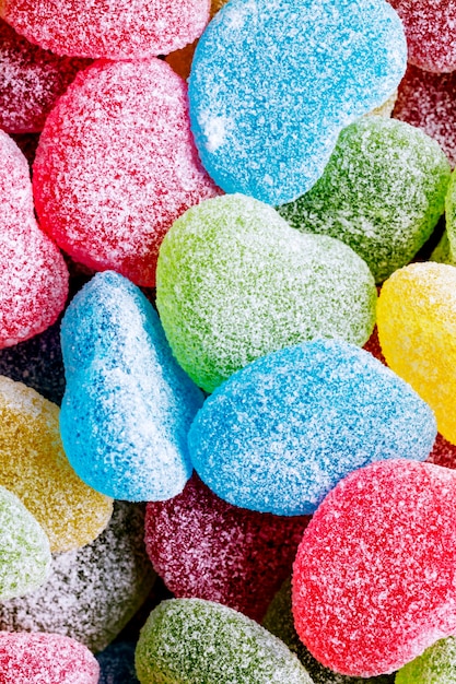 Bunte süße Bonbons