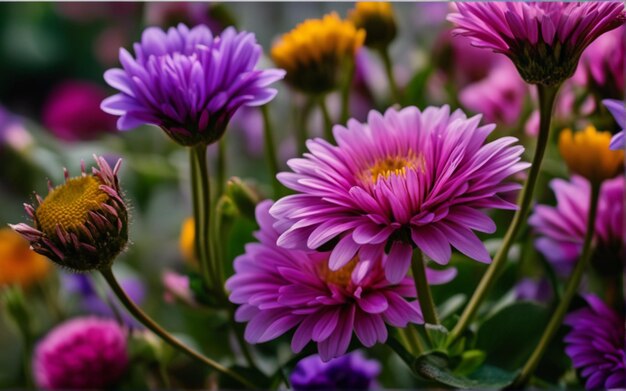 Bunter Hintergrund des Blumenstraußes für Tapete