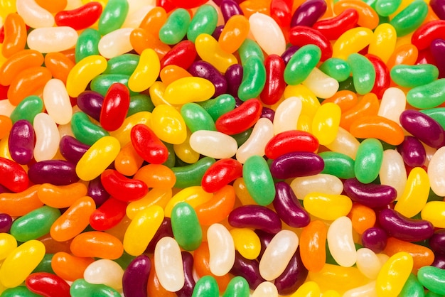 Bunter Jelly Beans Hintergrund