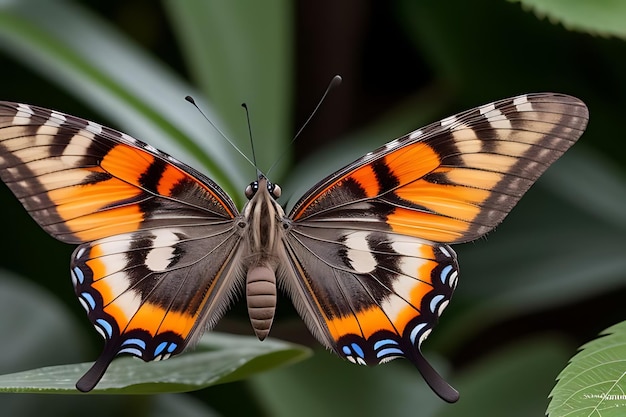 bunter Schmetterling