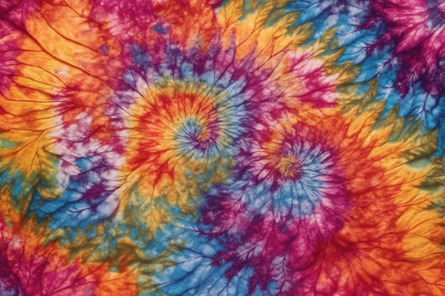 Bunter Tie-Dye-Hintergrund Tie-Dye-Textur-Hintergrund Tie-Dye-Textur Tie-Dye-Hintergrund Tie-Dye Digitales Papier Tie-Dye-Muster Tie-Dye AI Generativ