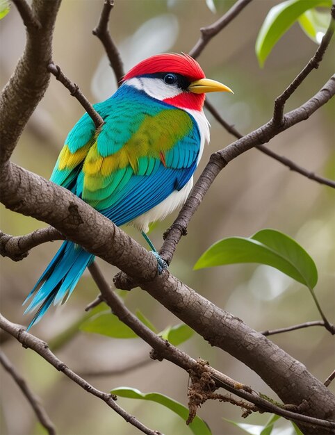 Foto bunter vogel