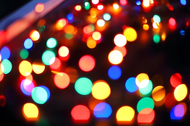 bunter Weihnachtsbokeh-Hintergrund