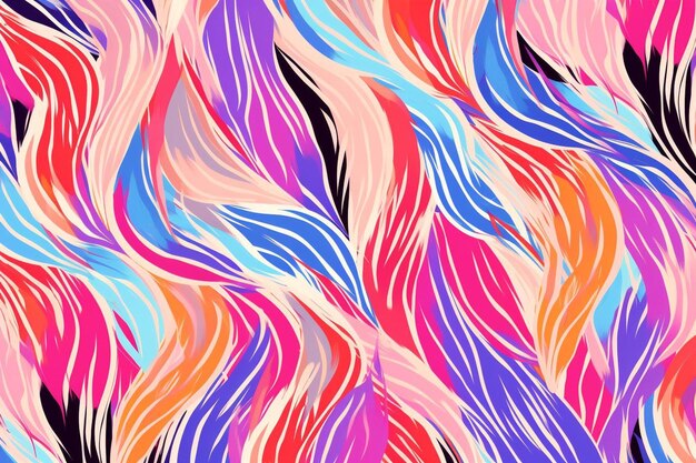 Buntes abstraktes Muster mit den Farben des Regenbogens.
