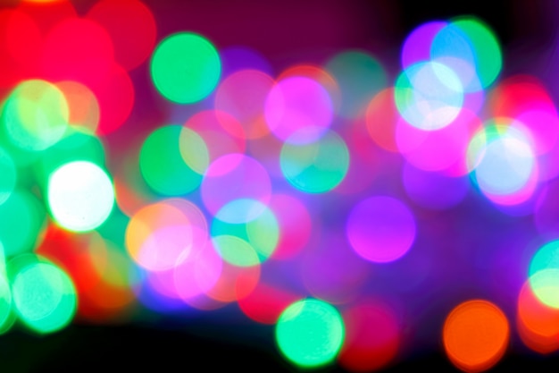 Buntes Bokeh des Lichts