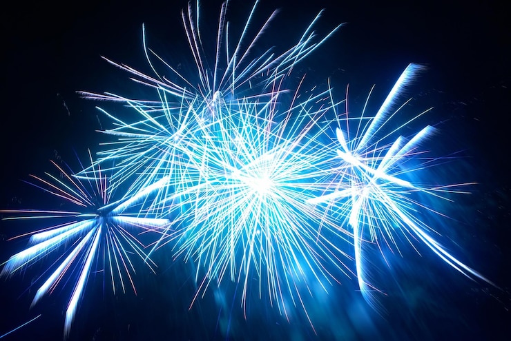 Buntes Feuerwerk
