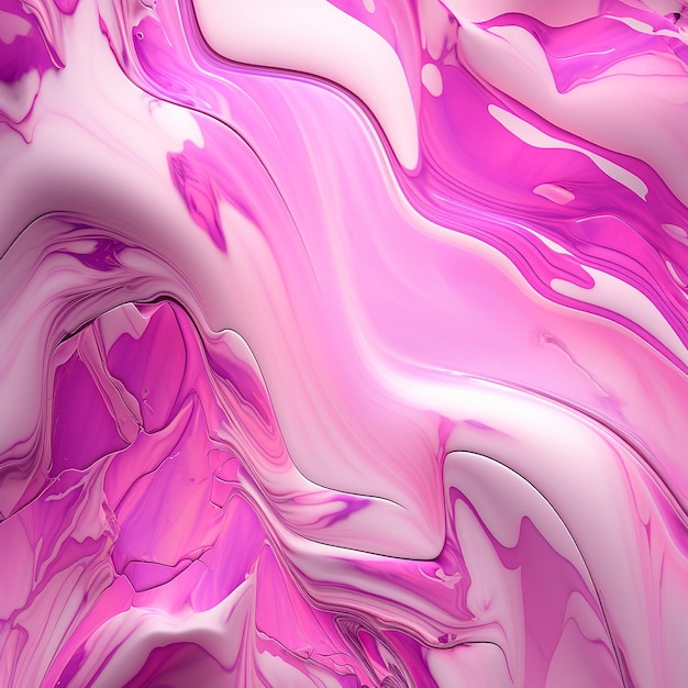 Buntes rosa Marmormuster, abstraktes Hintergrundbild. Ai-generierte Kunst