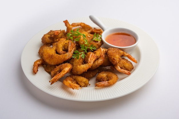 Buñuelos de camarones o bajji de gambas o jheenga pakodaÃƒÂƒÃ‚Â‚ÃƒÂ‚Ã‚Â o kolambi o zinga pakora, bocadillos de la India