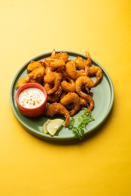 Buñuelos de camarones o bajji de gambas o jheenga pakodaÃƒÂƒÃ‚Â‚ÃƒÂ‚Ã‚Â o kolambi o zinga pakora, bocadillos de la India