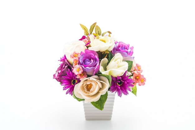 Foto buquê de flores em vaso