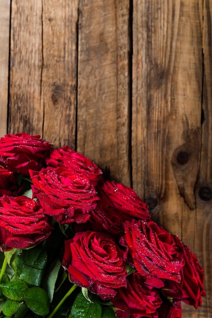 Buquê de rosas vermelhas para St Valentines Day