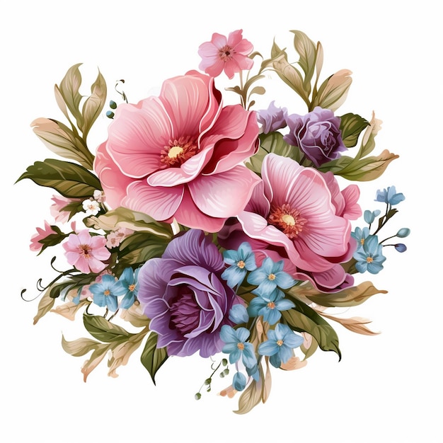 Buquês de flores clipart